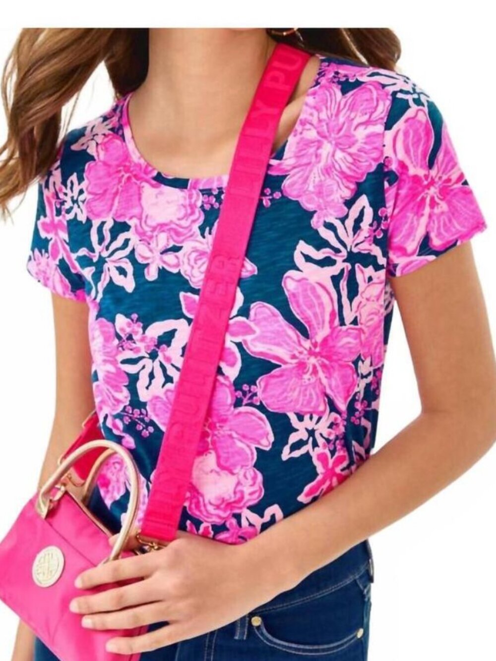 Lilly Pulitzer Etta Scoop-Neck Top